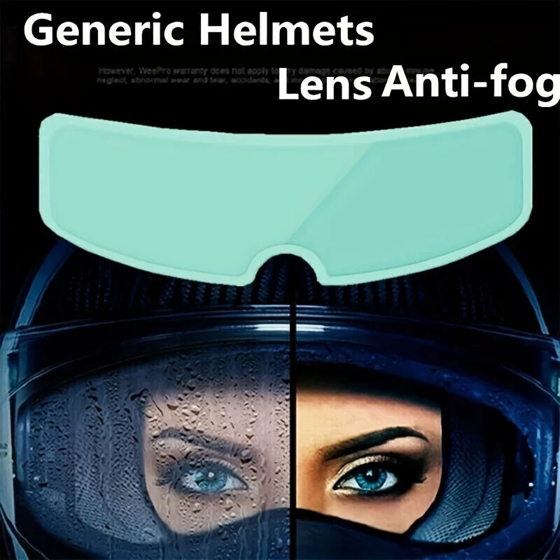 High Transparency Motorcycle Helmet Anti-Fog + Anti-Rain Film Sticker, Motorcycle Helmet Accessories, Motociclista Accesorios