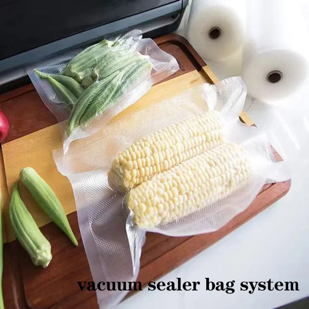 Vacuum Bags 1 Roll Vacuum Bags For Food 1500cm Vacuum Food Preservation Bag BPA-FREE Sealed Storage Bags Meal Prep And Sous Vide