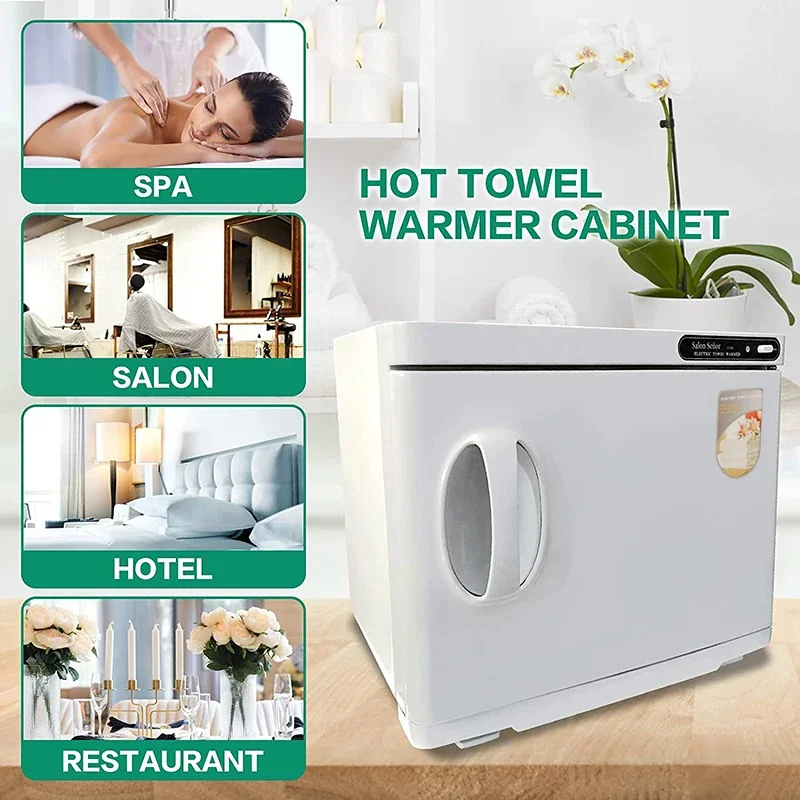 Nail Tool Sterilizer 23L Towel Warm Box UV Disinfection And Sterilization Box Nail Tool Disinfection