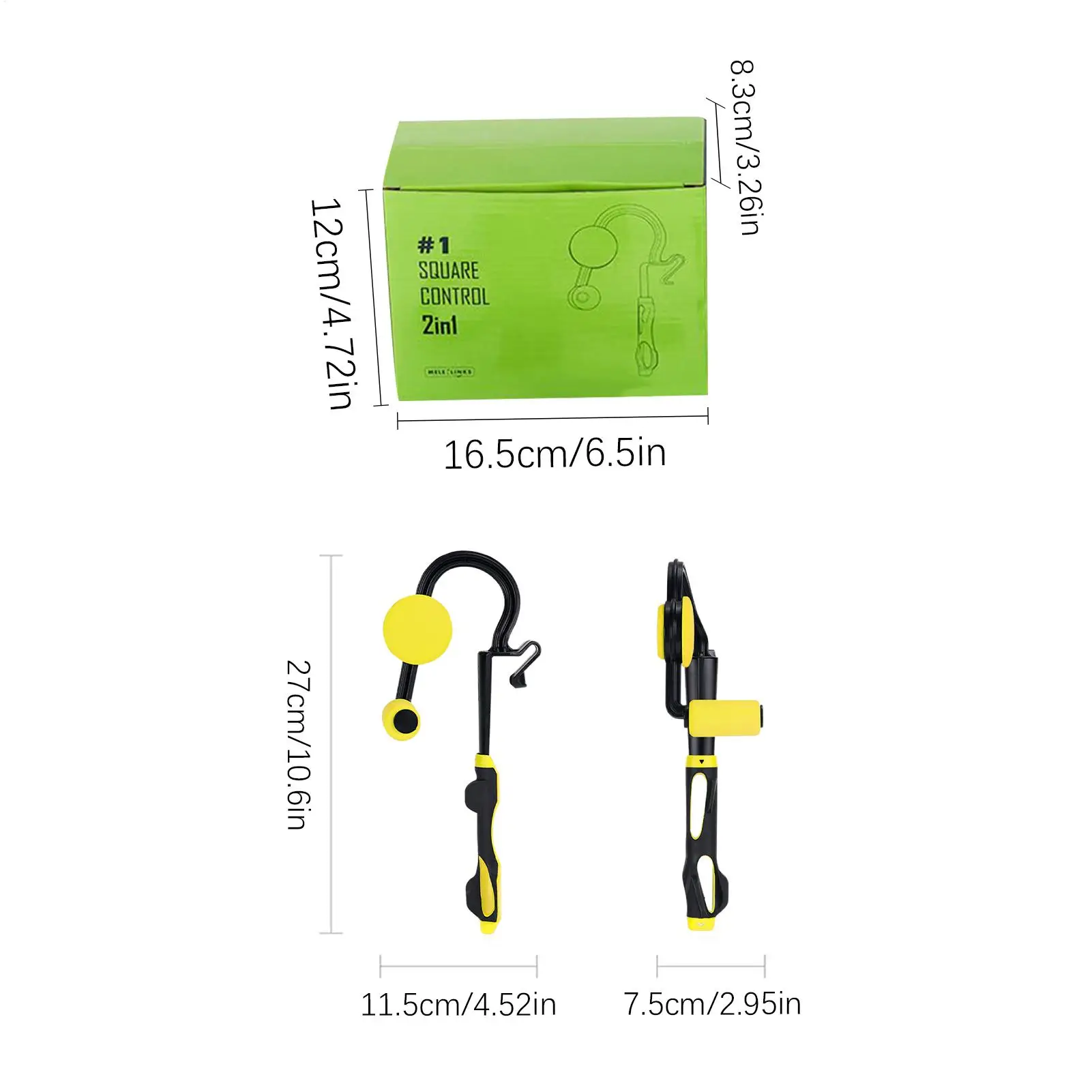 Golf Swing Trainer Golf Grip Trainer 2 in 1 SquareSet Control Grip Trainer to Train Correct Hand Position Accessory for Beginner