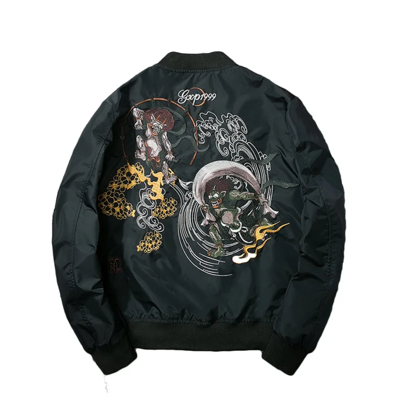 Sukajan Bestickte Bomberjacken Herrenbekleidung Damen Baseball-Mantel für Herren Pilotenjacke Luxus 2026 Frühling Herbst Winter A1 – Detail 2