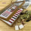 Lencco 30pcs Christmas Gel Nail Polish Set Nail Art Sparkle Gold Red Gel Polish Varnish Semi Permanent UV Gel New Year Nail 15ml 4