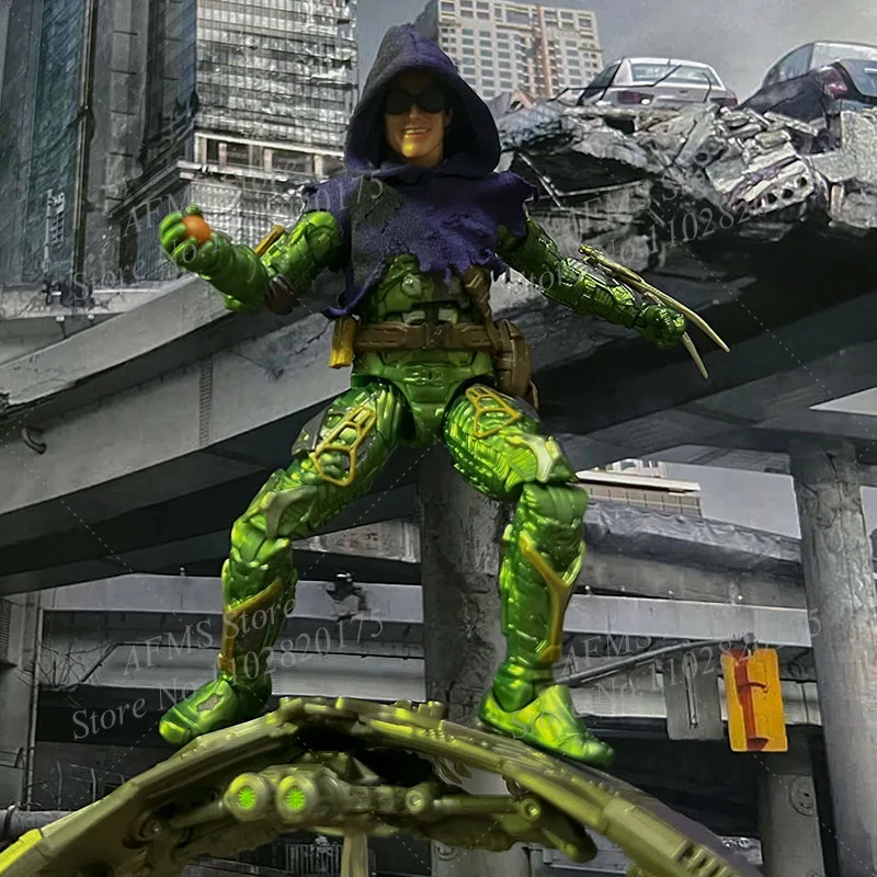 1/12 Scale Collectible Figure Damaged Hoodie Green Goblin Spider