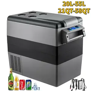 Refrigerador pequeño de 15L para coche, dispositivo de refrigeración  compatible con Tesla modoly compresor de nevera para coche - AliExpress