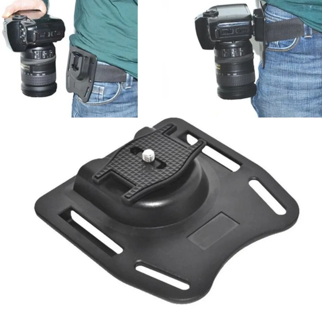 1 шт. крепление на пояс для камеры с кнопкой пряжка крючком Зажим Штатив DSLR SLR