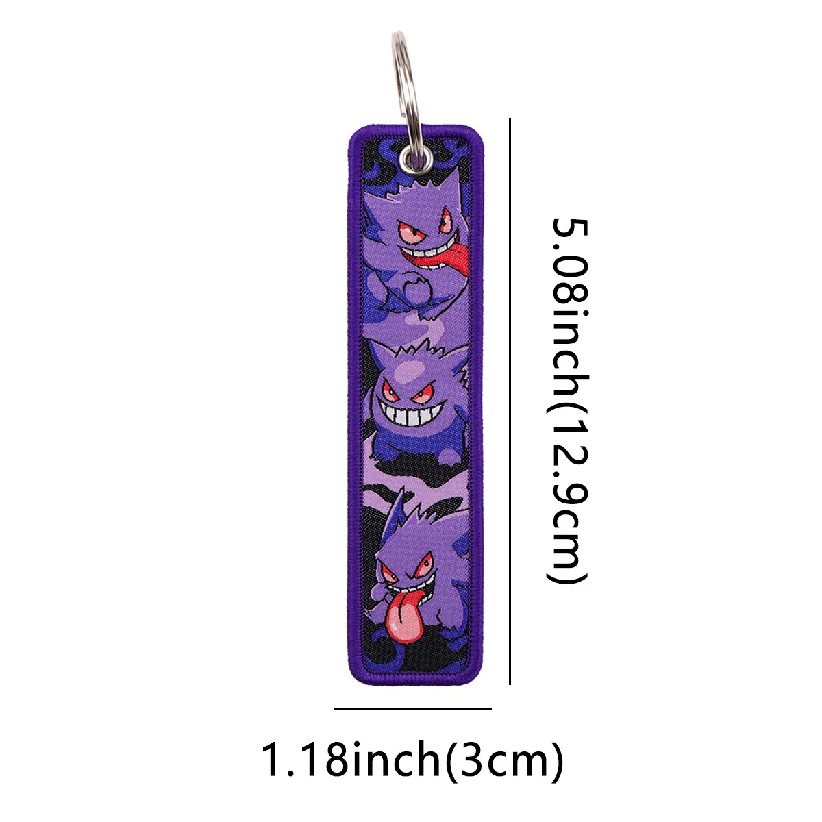 Anime Game Monster Key Chain 1 PCS for Motorcycles Key Fobs Holder Men Women Tags Ring Jewelry Accessories Toys Gifts