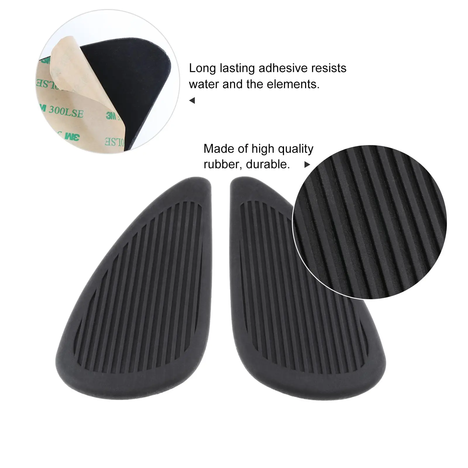 Motorcycle Universal Fuel Tank Pads Side Gas Pads Knee Grip Protector Decals