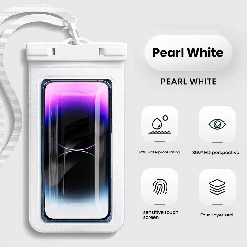 Waterproof Touch Screen Phone Case - Lightweight, Sealed, and Portable
