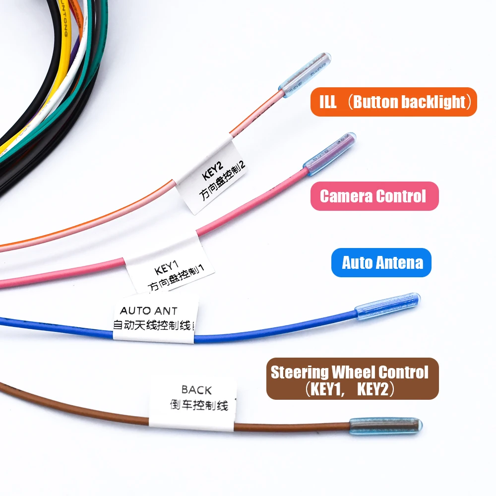 16P Male Plug ISO Female Connector Wiring Harness 16 Pin to ISO Cable Adapter Universal Accessories For Car Android Head Unit car wire cable adapter car stereo accessories automobile connector