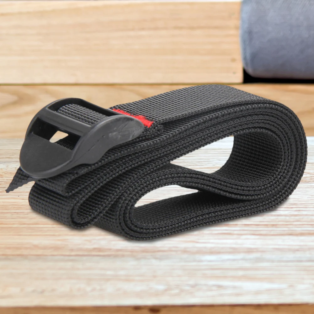 Nylon Black Cargo Straps Cam Buckle for Camping Gear