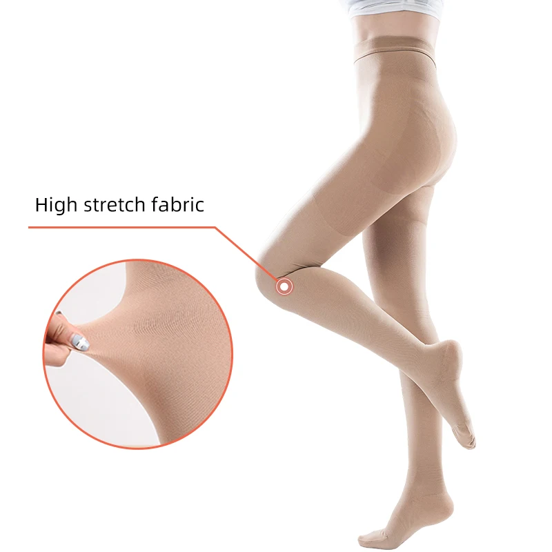 34-46mmhg Medical Compression Pantyhose Plus Size Women Tights Stockings  For Swelling Edema Varicose Veins Open Toe Socks - Tights - AliExpress