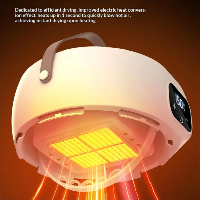 HOMEFISH New Home Mini Dryer Dorm Room Portable Quick-Dry Hanging Foldable Smart Timer Dryer