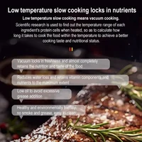Cuiseur Sous Vide sous vide 1100W IPX7, mijoteuse électrique étanche, circulation par Immersion, cuisson précise avec affichage numérique 5