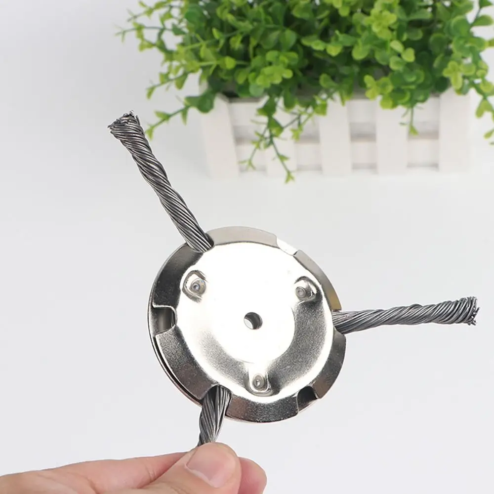 6-Inch Steel Wire Wheel Brush For Weed Eater & String Trimmer – Grass Cutter Head