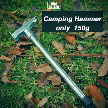 Martello multifunzionale per campeggio all'aperto Martello in acciaio leggero Attrezzatura da campeggio Forniture da campeggio Accessorio per tenda Glamping