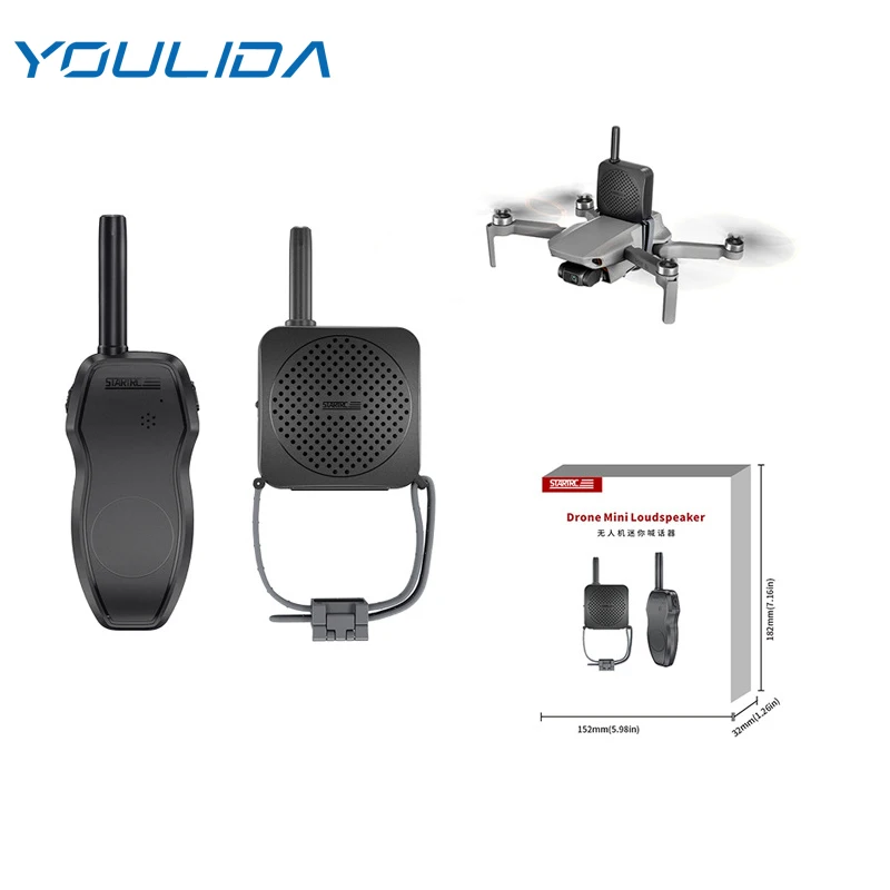 Mini Drone Wireless Speaker Megaphone For DJI Mini 4K/Mini SE