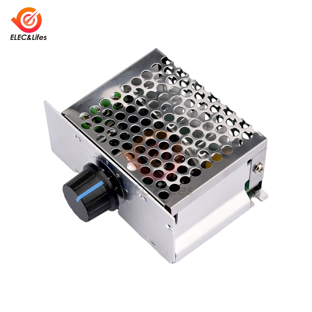 dc motor speed controller electric motor speed controller motor speed controller voltage regulator AC 220V to DC 10-210V 20A 500W SCR PWM Motor Speed Controller Governor Voltage Regulator Speed Control Switch With Potentiometer