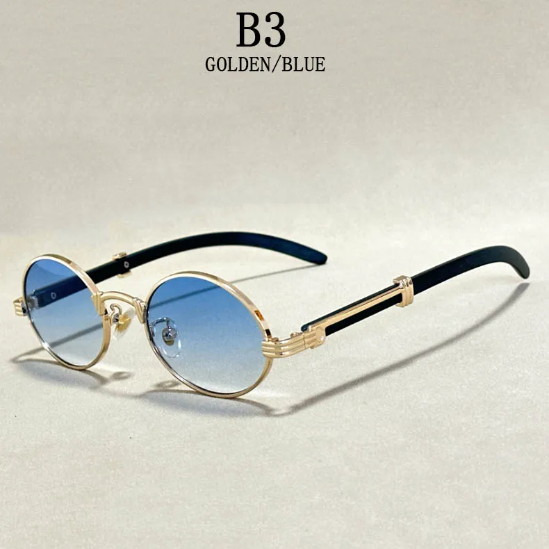 Mode ovale Sonnenbrille Frauen trend ige 2024 Vintage Sonnenbrille für Männer Retro Brille Lünette Soleil Femme Drops hipping Zonnebril – Detail 3