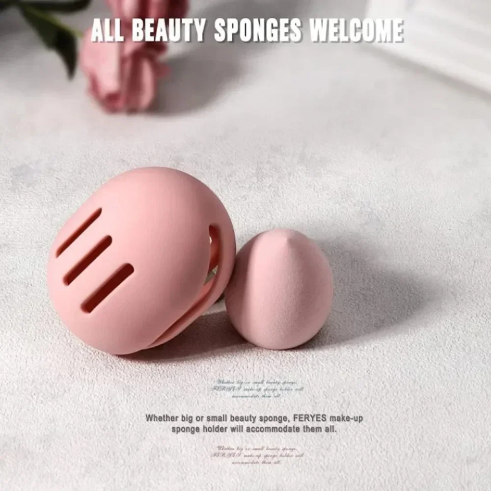 Description Picture 6 of itemMakeup Sponge Holder Eco-Friendly Silicon Holder Breathable Beauty Egg Organizer Travel Protable Sponge Blender Storage Puff Box