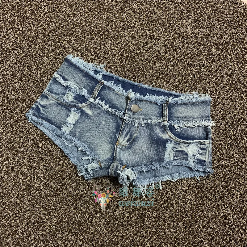 Vintage Denim Shorts side view