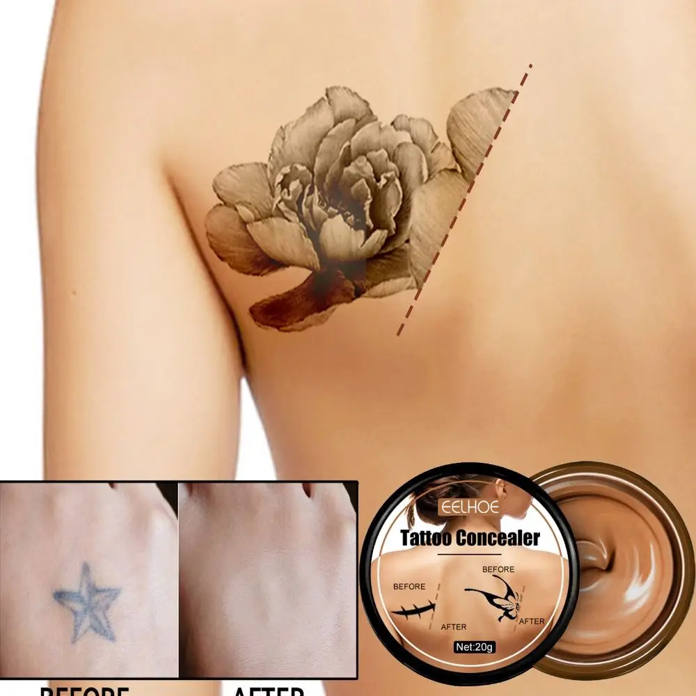 1PC 20g Tattoo Concealer Varicose Veins Dark Spots Scars Body Concealer Body Waterproof Foundation Cover Up Cosmetics