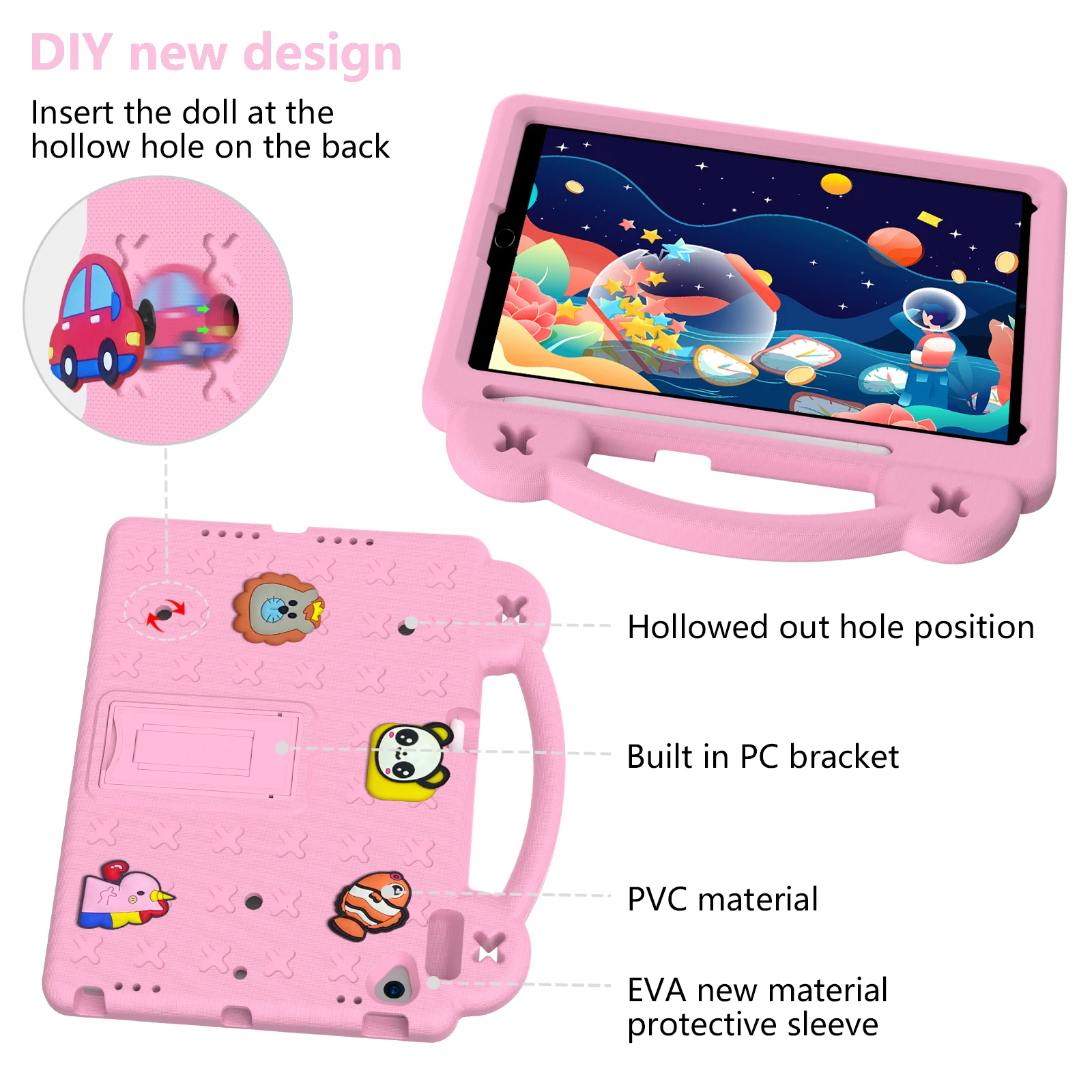 For IPad 10 10th 2022 Case EVA Cover For IPad 10.2 7th 8th 9th Pro 11 2018 2021 Mini 6 5 4 3 10.5 Air 2 9.7 6th 2018 Air4 2020_voghion.com