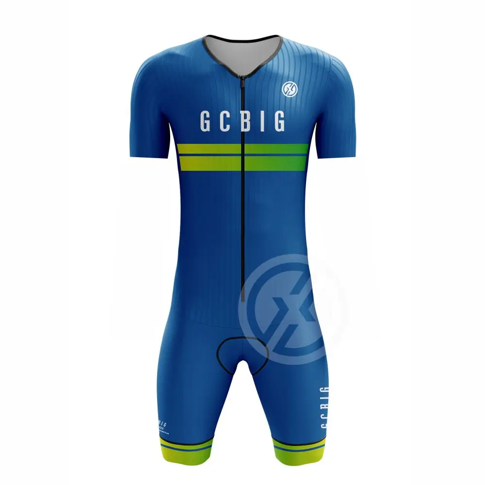 VOXCAUTQ Maillot De Ciclismo De Manga Corta Para Hombre – Transpirable, UPF 50+ Y Con 3 Bolsillos Traseros