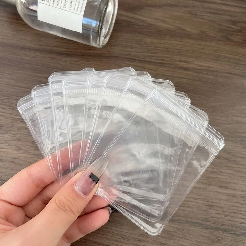 100pcs Reclosable Wide Use Storage Pouches Necklace Bracelet Ring Zip Lock Bags Jewelry Bag PVC Plastic Self Sealing Bag