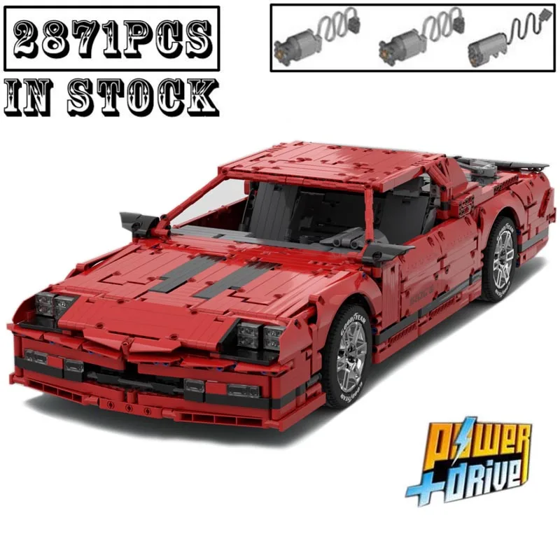 

NEW 1:8 Scale Camaro RC Working V8 Engine Supercar Building Block Remote Assembly Model Educational Toys Children Birthday Gifts