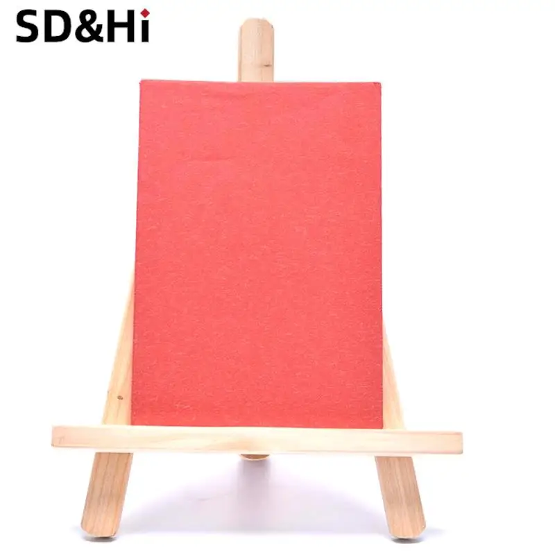 1pcs Kids Mini Wooden Easel Art Painting Name Card Stand Display Holder  Drawing For School Student Artist Supplies 7*12 Cm - Buy Mini Wooden