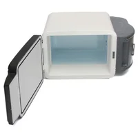 Mini réfrigérateur de voiture portable, réfrigérateur 2 en 1, glacière, chauffage, refroidisseur, plus chaud, 12V, 45W, 6L 3