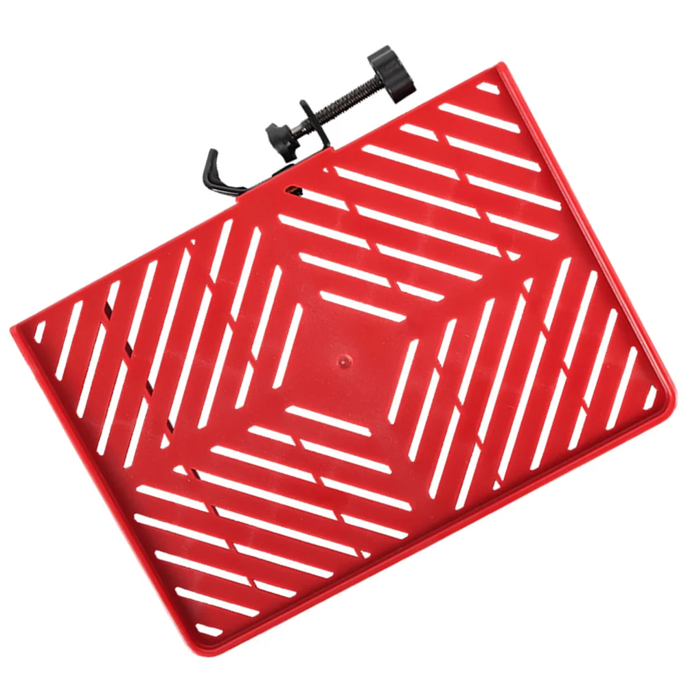 

Sound Card Shelf Clamp-on Tray Microphone Stand Live Music Broadcast Rack Plastic