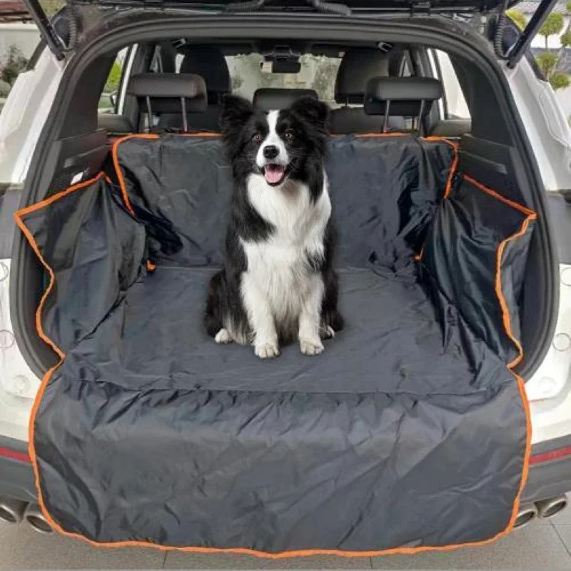 Dog Car Seat Cover Pet Travel Dog Carrier Car Trunk Mat Waterproof SUV Cargo Liner for Dogs Washable Items