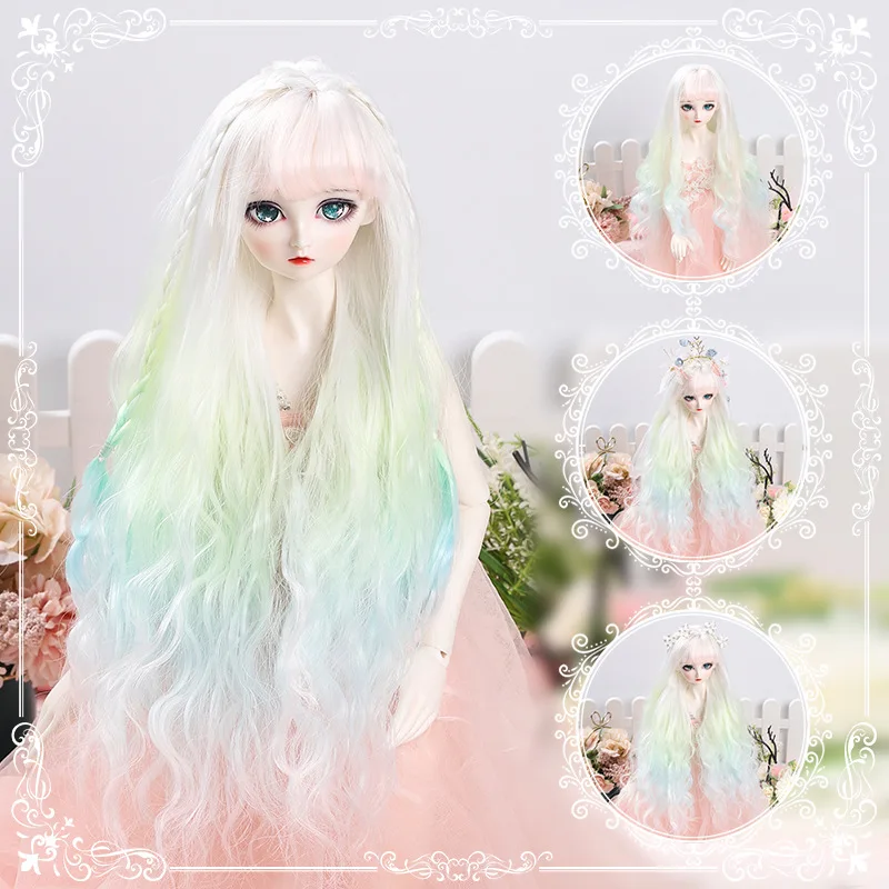 BJD Puppenperücke - Lange Glatte Perücke Für 1/3 1/4 1/6 Puppen