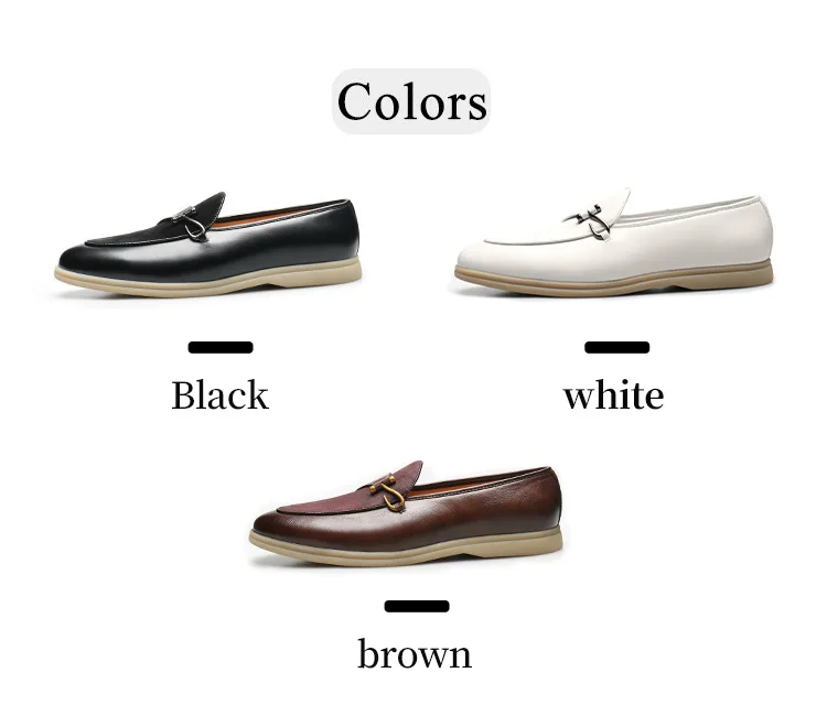 Brand Men's Casual Leather Shoes Mens Fashion Patchwork Party Wedding Loafers Moccasins Men Slip-on Comfortable Driving Flats
