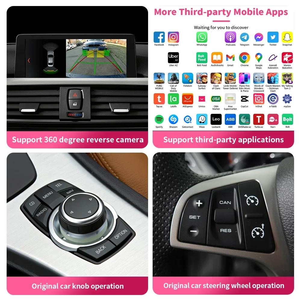 JUSTNAVI Car Wireless Apple CarPlay Android Auto Module Box For Mercedes Benz A B C E CLS CLA GLA GLB Class NTG6.0 2018-2022