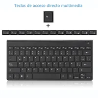 Hot Spanish Keyboard Wireless Mouse For Game PC Player TV Spanish Keyboard and Mouse Set 78Keys Gaming Keyboard Dropshipping - Image 5