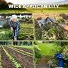 5/6/7/8 Teeth Carbon Steel Garden Hand Rake Farm Tool Weeding Scarifier Agricultural Nail Harrow Metal Harrow Garden WeedingTool 6