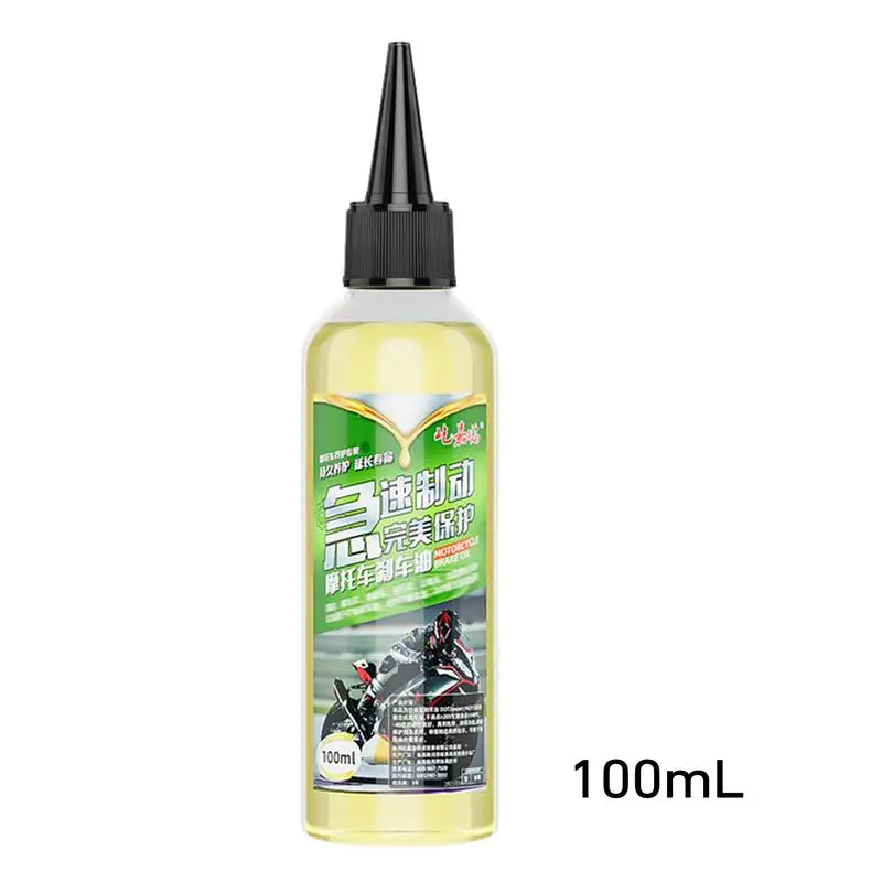 Motorcycle Brake Fluid 100ml Motorcycle Brake Oil DOT 4 Motorcycle Brake Mineral Oil Automotive Tricycle High Temperature Scooter Fluid