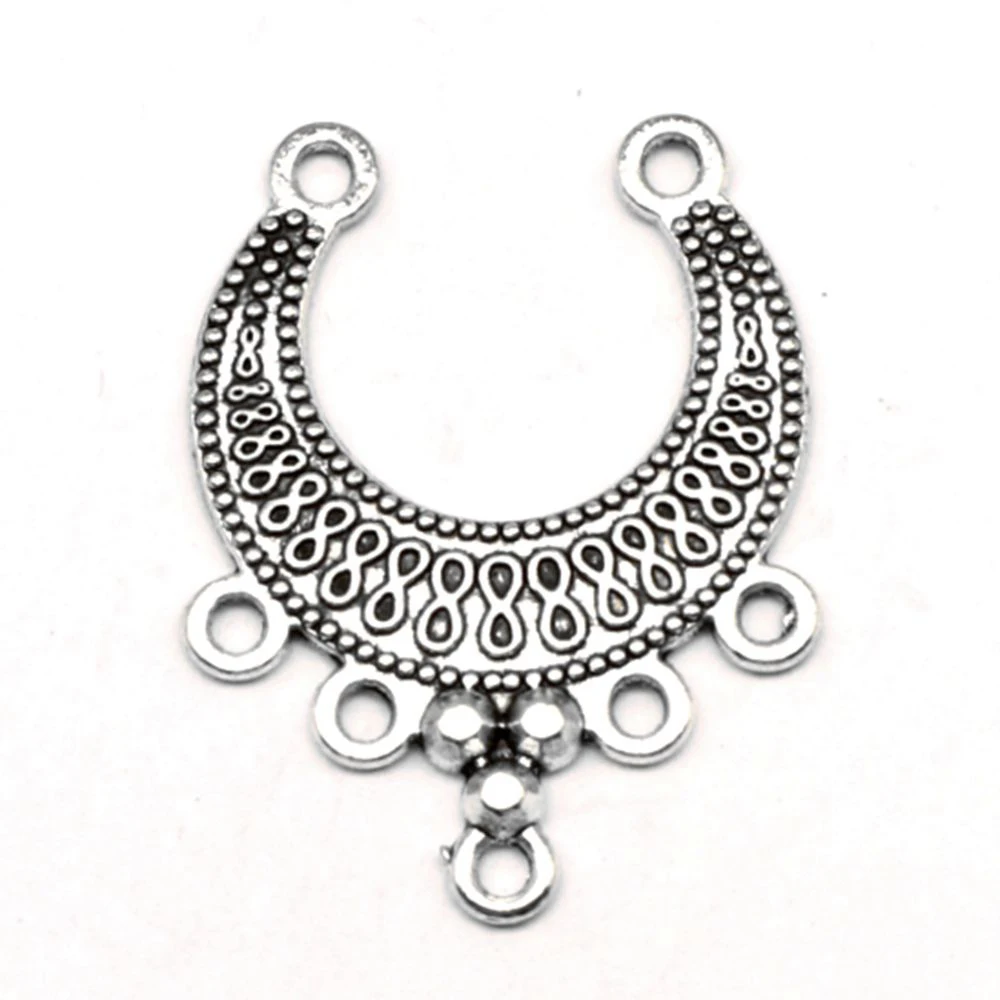 

15pcs Hand Made Jewelry Accessories Parts Moon Charms Pendant 25x31mm