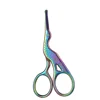 Facial Hair Scissors Rounded Professional Stainless Steel Mustache Nose Hair Beard Eyebrows Eyelashes Trimming Clippers 5