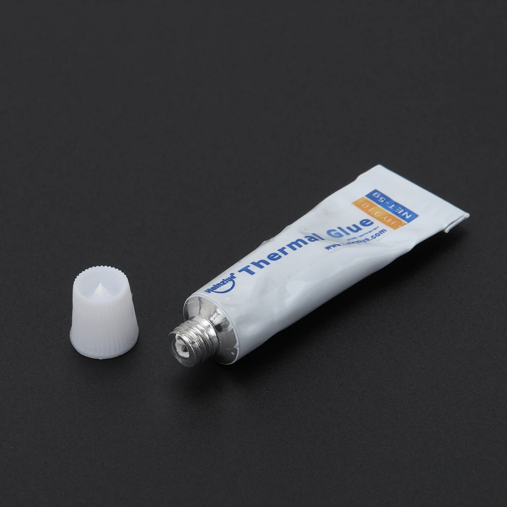 2pcs Heatsink Plaster Thermal Silicone Adhesive Cooling Paste CPU GPU Strong Adhesive Compound Glue EU ROHS For Heat Sink Sticky
