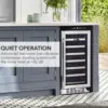 Whynter BWR-33SD 33 Bottle Built-in Wine Refrigerator, Multi 4