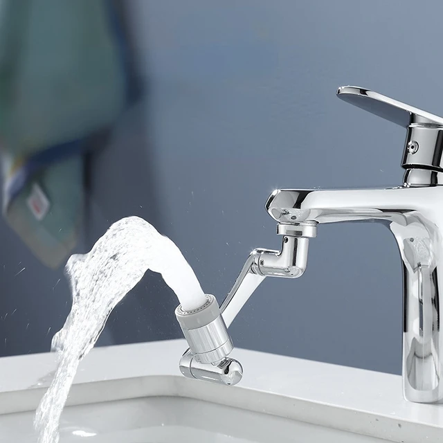 Prolongateur de robinet rotatif à 1080 °, robinet à filtre universel,  robinet pivotant, aérateur d'évier, accessoire de lavage du visage -  AliExpress