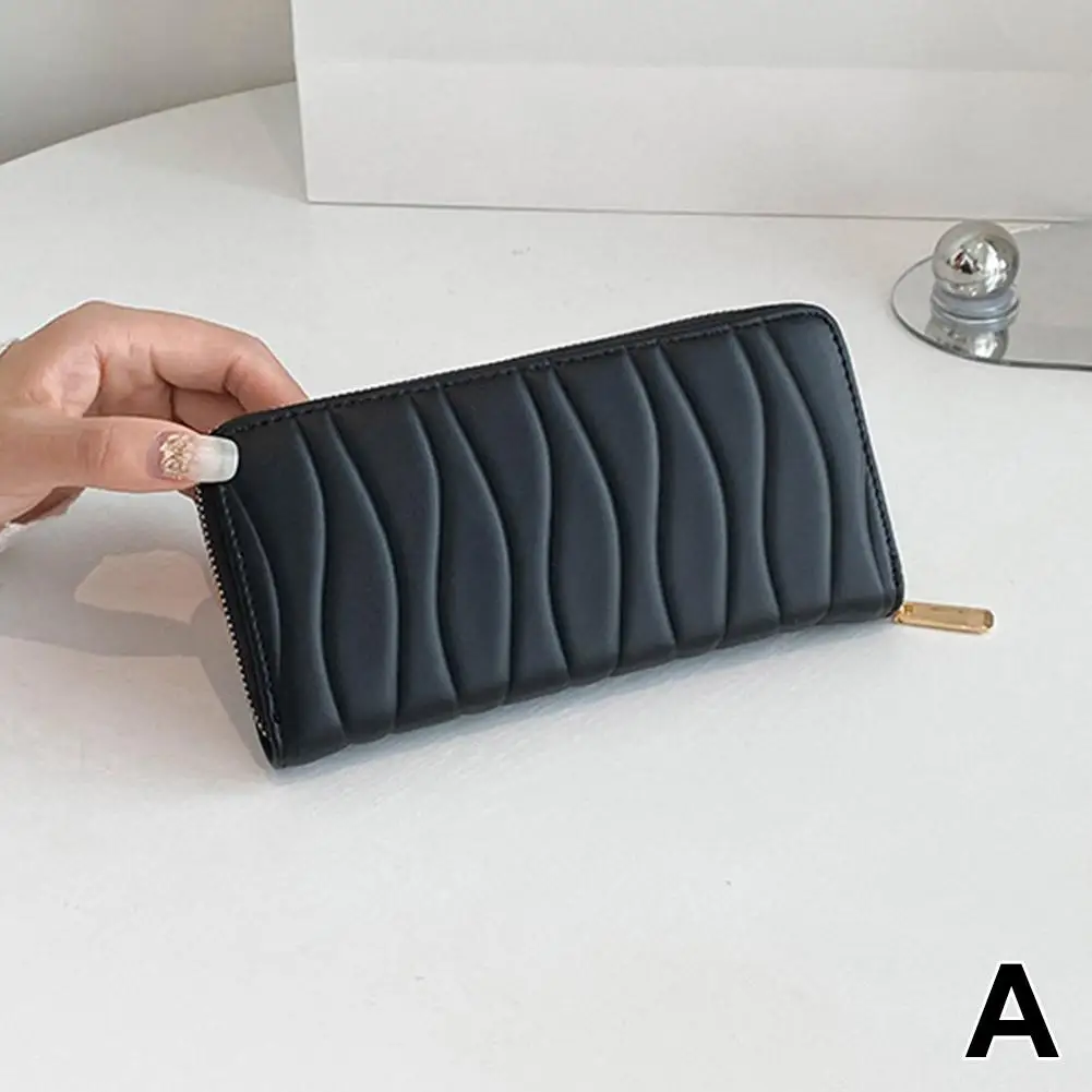 Credit Card Holder Women Wallet Card Wallet New Solid Color Long Wallet Women Purses Fashion Coin Wallets Quality Female High Clutch Purse PU Money Bag Card Holder