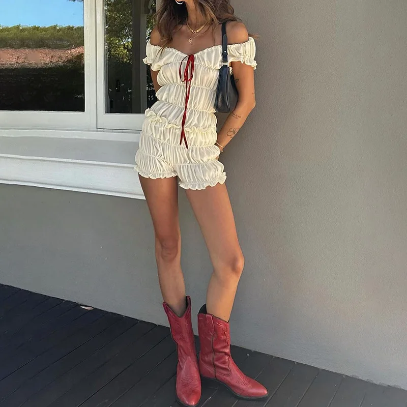 InsLucky Sports Long Sleeve Crop Top Matching Letter Print High Waist Shorts Two Piece Set Casual Skinny Suit Women Sexy Fashion