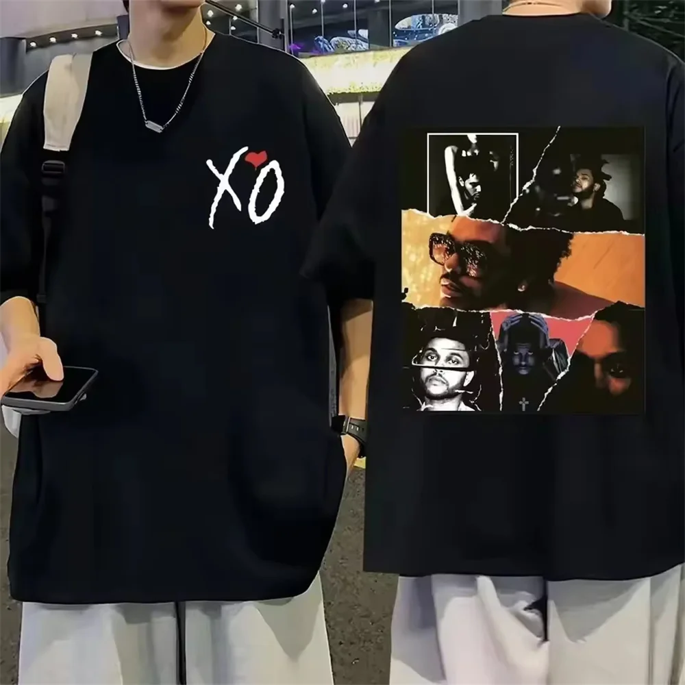 The Weeknd Pure Cotton Tshirt Anime Men Tshirt Y2k Anime Male Clothing 5