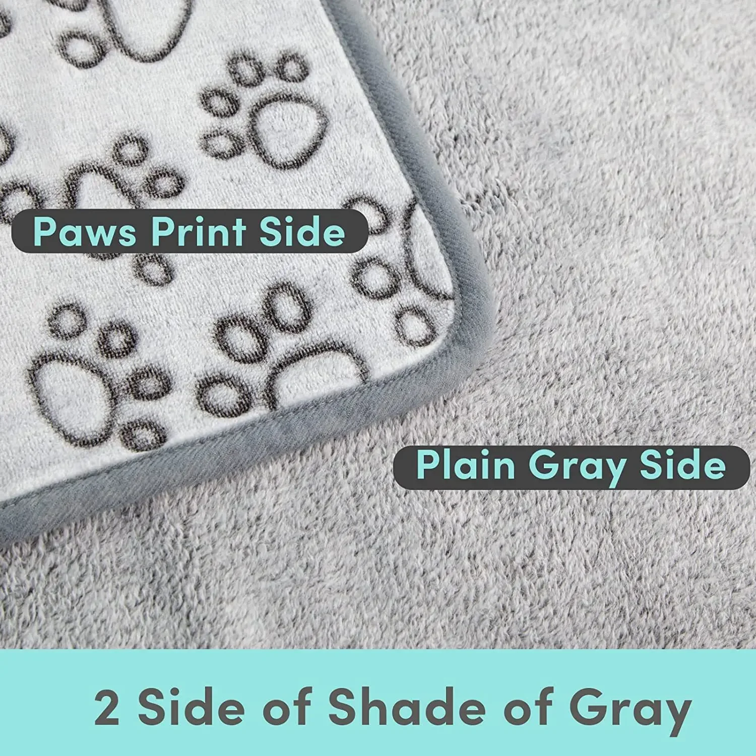 Pet Blanket Thickened Pet Blanket for Dogs and Cats Warm Cover with Anti-slip Design All Seasons