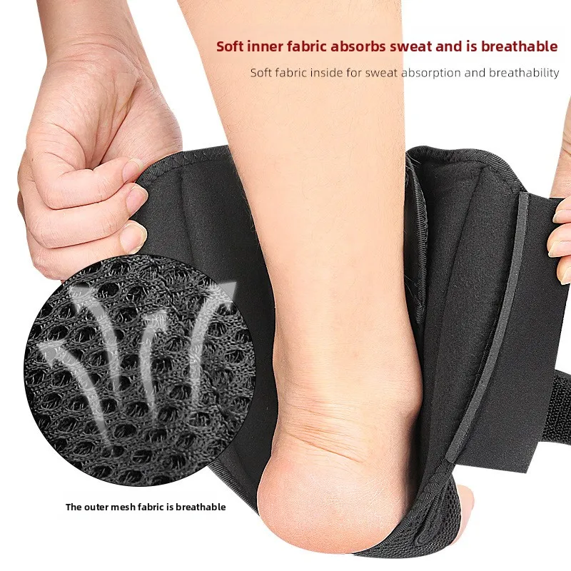 Adjustable Ankle Brace for Sprained Ankle Support Brace with Side Stabilizers for Men & Women Ankle Splint Stabilizer