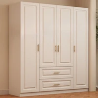 Armoire De rangement en bois massif, vitrine blanche moderne, étagère De Armoire, organisateur, Armoire De Rangement, meubles De chambre à coucher 1